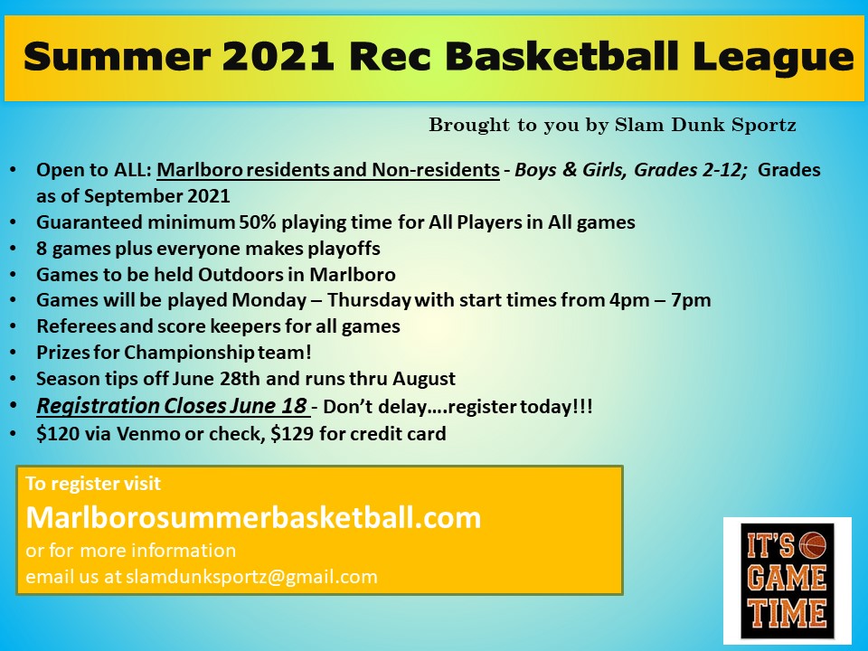 Central Jersey Basketball Summer Rec League
